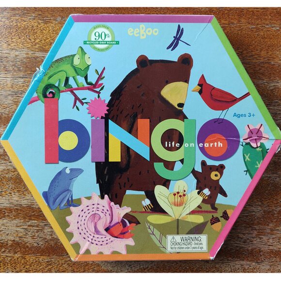 Eeboo Life on Earth Bingo game. - Picture 2 of 6